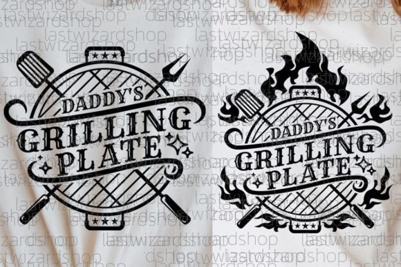 Download Daddy's Grilling Plate Svg, Father's Day - Grilling Collection
