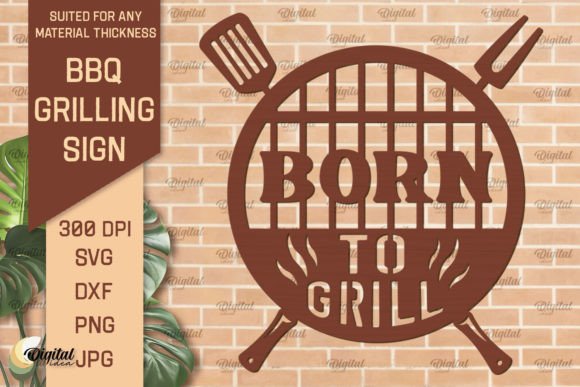 Download BBQ Grilling Sign SVG Laser Cut Files - Grilling Collection