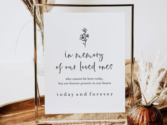 Download Simple in Loving Memory Sign, TOS_141 - In loving memory sign Collection