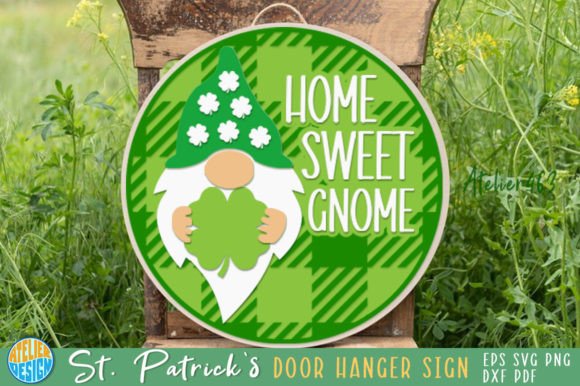 Download Home Sweet Gnome Svg Door Hanger Sign - Door hanger sign Collection