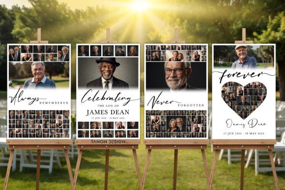 Download Funeral Welcome Sign Editable Template - Premium Bundle