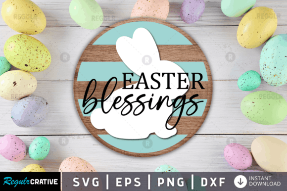 Download Easter Blessings,Easter Door Sign Svg - Easter door sign Collection