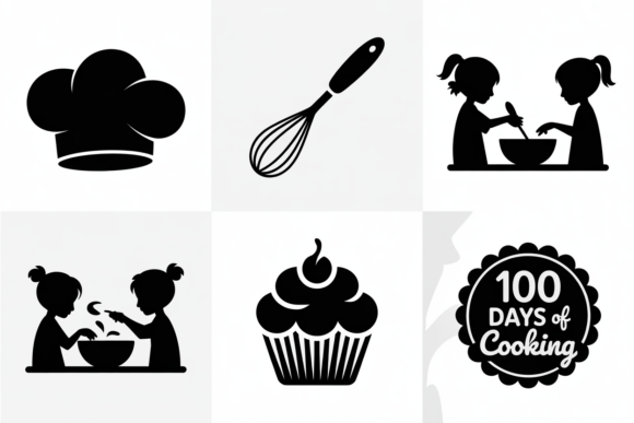 Download Kids Cooking SVG Bundle Chef Hat Whisk - Cooking svg Collection