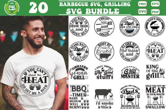 Download BBQ Svg Bundle, Barbecue Svg, Grilling S - Grilling Collection