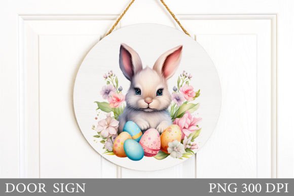 Download Cute Bunny Door Sign. Easter Door Sign - Easter door sign Collection