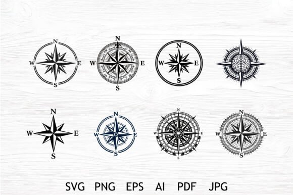 Download Compass Rose SVG Bundle - Rose svg Collection