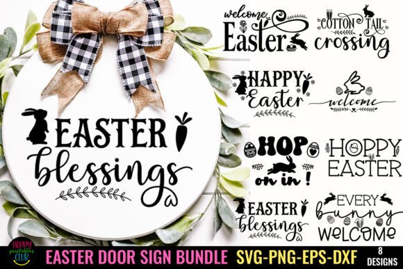 Download Easter Door Sign SVG Bundle I Easter SVG - Easter door sign Collection